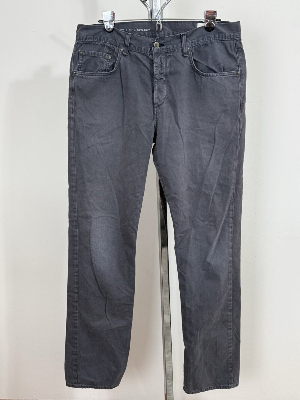 Rag & Bone Tailored Workwear RB 15X Gray Slim Straight Pants Men’s Size 34
